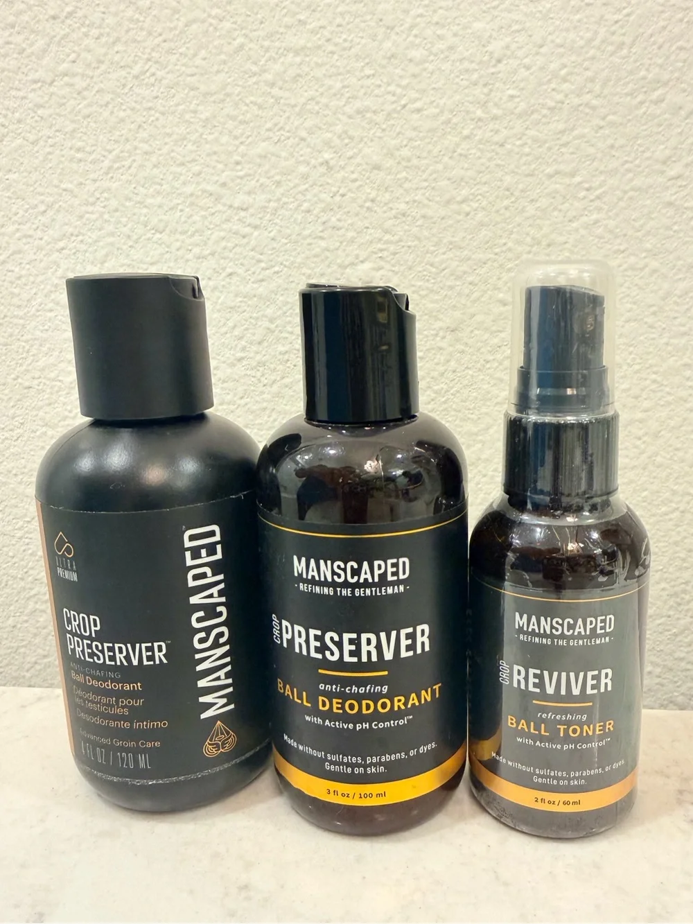 Manscaped bundle of crop preserver x 2 and crop reviver